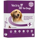 Vectra 3D Flea & Tick Spot Treatment for Dogs, 56-95 lbs, 6 Doses (6-mos. supply)