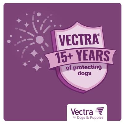 Show full view: Vectra Flea Spot Treatment for Medium Dogs & Puppies, 21-55 lbs, (Sky Blue Box), 3 Doses (3-mos. supply) slide 8 of 9