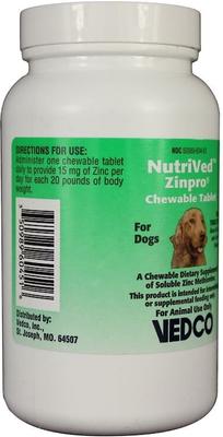 Show full view: VEDCO NutriVed Dietary Chewable Dog Supplement, 100 count slide 4 of 5