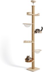 Veehoo 106 to 123-in Adjustable Floor-to-Ceiling Modern Cat Tree