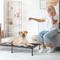 Show in main carousel: Veehoo Chew-Proof Black Metal Frame Elevated Dog Bed, Black, XX-Large slide 7 of 10