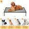 Show in main carousel: Veehoo Chew-Proof Black Metal Frame Elevated Dog Bed, Sky Grey, Large slide 4 of 10