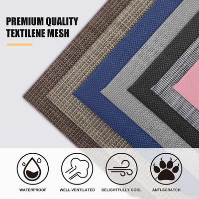 Show full view: Veehoo Chew-Proof Rustless Aluminum Frame Elevated Dog Bed, Beige, Medium slide 8 of 10