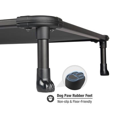 Show full view: Veehoo Chew-Proof Rustless Aluminum Frame Elevated Dog Bed, Black, Medium slide 7 of 11