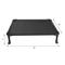 Show in main carousel: Veehoo Chew-Proof Rustless Aluminum Frame Elevated Dog Bed, Black, Medium slide 6 of 11