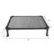 Show in main carousel: Veehoo Chew-Proof Rustless Aluminum Frame Elevated Dog Bed, Black Silver, Medium slide 6 of 11