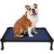 Show in main carousel: Veehoo Chew-Proof Rustless Aluminum Frame Elevated Dog Bed, Blue, Medium slide 1 of 11