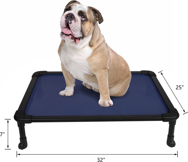 Veehoo Chew-Proof Rustless Aluminum Frame Elevated Dog Bed