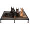 Show in main carousel: Veehoo Chew-Proof Rustless Aluminum Frame Elevated Dog Bed, Brown, XX-Large slide 2 of 11