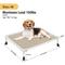 Show in main carousel: Veehoo Chew-Proof Silver Aluminum Frame Elevated Dog Bed, Beige Coffee, Medium slide 9 of 12
