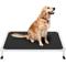 Show in main carousel: Veehoo Chew-Proof Silver Aluminum Frame Elevated Dog Bed, Black, Large slide 1 of 12