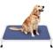 Show in main carousel: Veehoo Chew-Proof Silver Aluminum Frame Elevated Dog Bed, Blue, Large slide 1 of 12