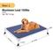 Show in main carousel: Veehoo Chew-Proof Silver Aluminum Frame Elevated Dog Bed, Blue, Large slide 2 of 12