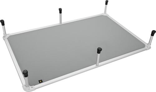 Show full view: Veehoo Chew-Proof Silver Aluminum Frame Elevated Dog Bed, Sky Grey, XX-Large slide 4 of 12