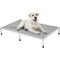 Show in main carousel: Veehoo Chew-Proof Silver Metal Frame Elevated Dog Bed, Sky Grey, XX-Large slide 1 of 10