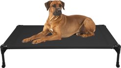 Veehoo Cooling Elevated Dog Bed, Black, Large