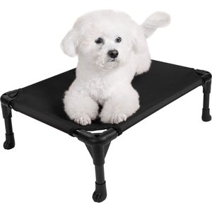 Veehoo Cooling Elevated Dog Bed, Black, Small