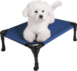 Veehoo Cooling Elevated Dog Bed, Blue, Small