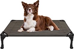 Veehoo Cooling Elevated Dog Bed, Brown, Medium
