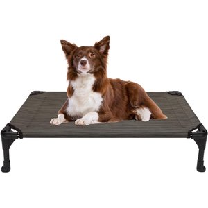 Veehoo Cooling Elevated Dog Bed, Brown, Medium