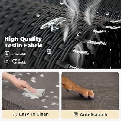 Show full view: Veehoo Cooling Elevated Dog Bed, Brown, Small slide 5 of 8