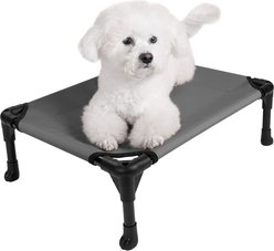 Veehoo Cooling Elevated Dog Bed, Sky Grey, Small