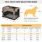 Show in main carousel: Veehoo Folding 3-Door Soft-Sided Dog Crate, Beige Coffee, Large slide 3 of 10