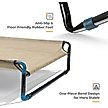 Show in main carousel: Veehoo Original Cooling Elevated Dog Bed, Beige Coffee, Large slide 4 of 8