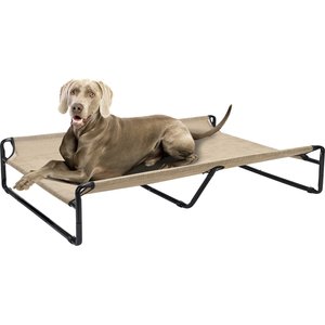 Veehoo Original Cooling Elevated Dog Bed, Beige Coffee, XX-Large
