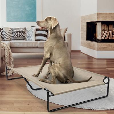 Show full view: Veehoo Original Cooling Elevated Dog Bed, Beige Coffee, XX-Large slide 4 of 7