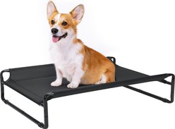 Veehoo Original Cooling Elevated Dog Bed, Black, Medium