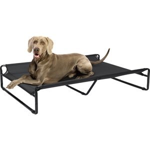 Veehoo Original Cooling Elevated Dog Bed, Black, XX-Large
