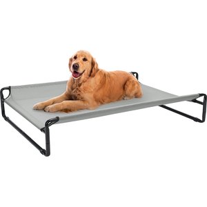 Veehoo Original Cooling Elevated Dog Bed, Sky Grey, Large
