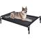 Show in main carousel: Veehoo Outdoor Elevated Dog Bed, Black, Large slide 1 of 11