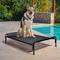 Show in main carousel: Veehoo Outdoor Elevated Dog Bed, Black, Large slide 9 of 11