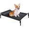 Show in main carousel: Veehoo Outdoor Elevated Dog Bed, Black, Medium slide 1 of 11