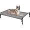 Show in main carousel: Veehoo Outdoor Elevated Dog Bed, Black Silver, Large slide 1 of 11
