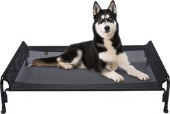 Veehoo Outdoor Elevated Dog Bed, Black, X-Large