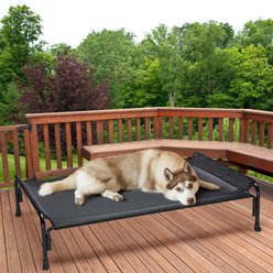 Veehoo Outdoor Elevated Dog Bed, Black, X-Large slide 2 of 9