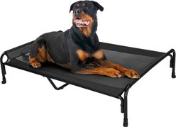 Veehoo Outdoor Elevated Dog Bed, Black, XX-Large