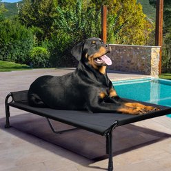 Veehoo Outdoor Elevated Dog Bed, Black, XX-Large slide 2 of 9