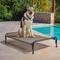 Show in main carousel: Veehoo Outdoor Elevated Dog Bed, Brown, Large slide 9 of 11