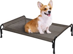 Veehoo Outdoor Elevated Dog Bed, Brown, Medium