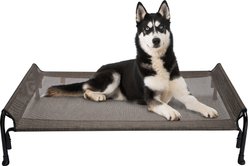 Veehoo Outdoor Elevated Dog Bed, Brown, X-Large