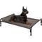 Show in main carousel: Veehoo Outdoor Elevated Dog Bed, Brown, X-Large slide 6 of 11