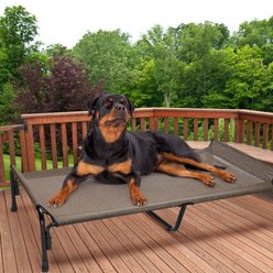 Veehoo Outdoor Elevated Dog Bed, Brown, XX-Large slide 2 of 9