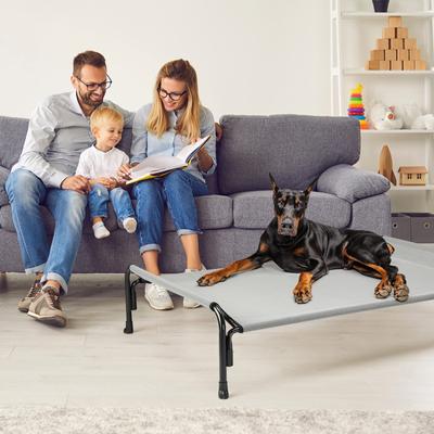 Show full view: Veehoo Outdoor Elevated Dog Bed, Sky Grey, X-Large slide 9 of 11