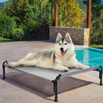Show full view: Veehoo Outdoor Elevated Dog Bed, Sky Grey, X-Large slide 8 of 11
