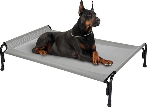 Show full view: Veehoo Outdoor Elevated Dog Bed, Sky Grey, X-Large slide 2 of 11