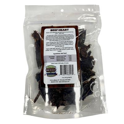 Show full view: Venison Joe's Single Ingredient Beef Heart Dehydrated Dog Treat, 5-oz bag slide 3 of 4